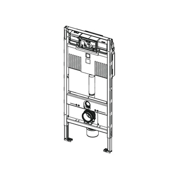 TECEprofil - uniwersalny stelaż podtynkowy do WC z uruchomieniem z przodu, wysokość 1120 mm