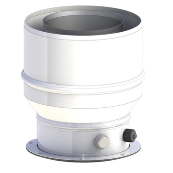 Ferroli złączka kotła z króćcami pomiarowymi Divacondens F24 F28 Bluehelix PRO 25C, 32C Bluehelix TECH 25C, 18/25/35A fi60/100-80/125mm z uszczelką