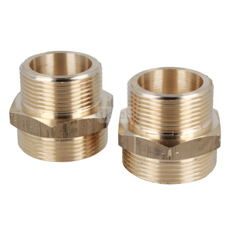 Nypel mosiężny redukcyjny G1 1/2" x G1 1/4"