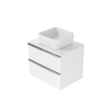 SZAFKA Z BLATEM VIRGO 60 BIAŁA UCHWYT CHROM ZMONT