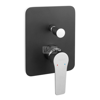 ADORE BLACK/CHROME bateria podtynkowa, 2-funkcyjna, czarny/chrom