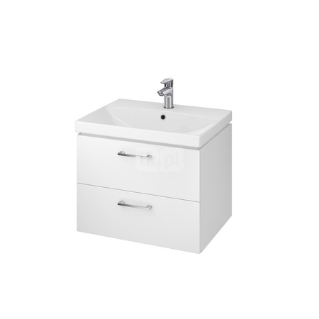 SET 802 LARA CITY 60 BIAŁA DSM (SZAFKA+UMYWALKA)