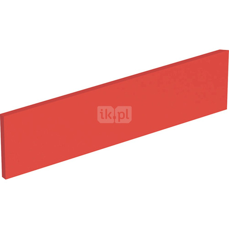 Osłona dekoracyjna, boczna, do umywalki dla dzieci Geberit Bambini, głębsza umywalka, czerwona