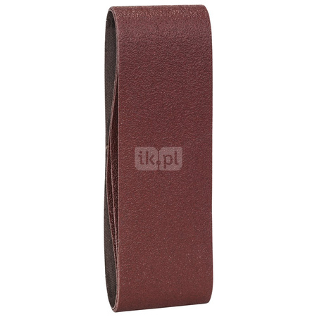 3-częściowy zestaw taśm szlifierskich do szlifierek taśmowych, wersja czerwona K = 60