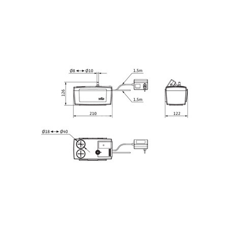 Pompa do kondensatu WILO Plavis 50/60 Hz (0.34l/h) 20W