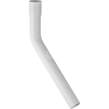 Kolano spłukujące 45 st., biały-alpin