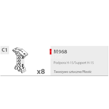 Podpora H-15 do systemów PB082-PB088