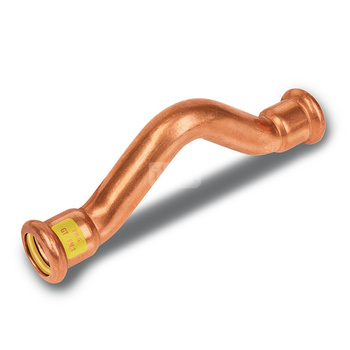 Obejście SANHA Press Gas Miedź 12 mm x 12 mm (ZW x ZW)