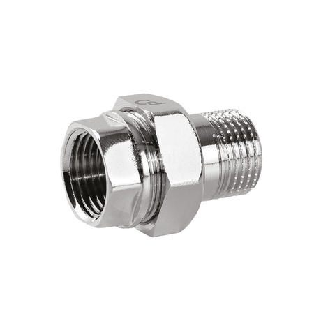 1048CH G3/4 WZ PN16 Śrubunek kątowy o-ring chromowany CuZn-C