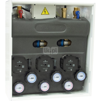 Zestaw mieszający PrimoBox AZB 311 w szafce, bez mieszania, 2x zawór termostatyczny ATM 561