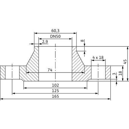 Akcesorium do pomp (zestaw przeciwkołnierzy), WILO - Zestaw przeciwkołnierzy DN 50, PN 10