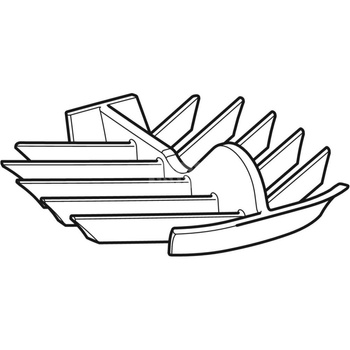 Koszyk na włosy dla wpustu ściennego v2