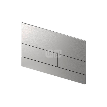 TECEsqaure II - przycisk spłukujący z metalu do WC, stal nierdzewna szczotkowana "anti-fingerprint"