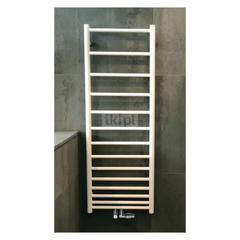 Grzejnik drabinkowy ZEHNDER Klaro Spa, 1062/500mm, kolor Czarny, moc 379W