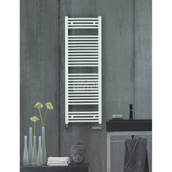 Grzejnik drabinkowy ZEHNDER Virando Bow, 786/493mm, kolor Biały, moc 398W