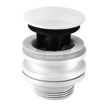 Korek autom.do umywalki   5/4" BIAŁY