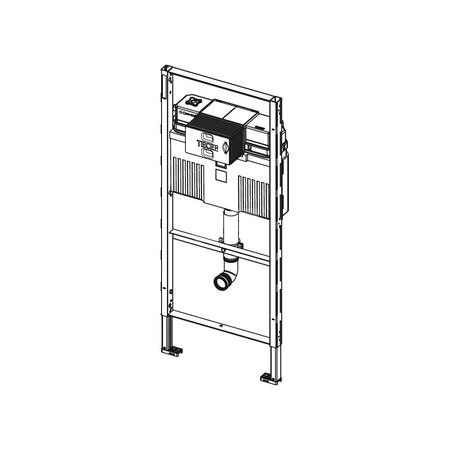 TECEprofil - stelaż podtynkowy do WC stojącego dla dzieci