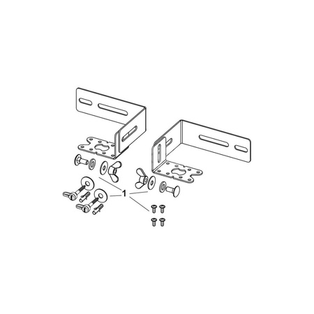 TECEdrainprofile - uchwyt do montażu naściennego i podłogowego