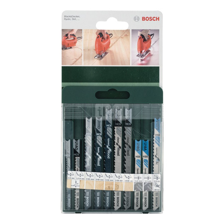 10-częściowy zestaw brzeszczotów do wyrzynarek, chwyt U U 19 BO, U 1 AO, U 111 C) U 111 D, U 144 D, U 101 B, U 101 D, U 18 G, U