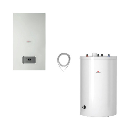 Pakiet - Kocioł gazowy jednofunkcyjny SAUNIER DUVAL Thelia Condens AS 25 kondensacyjny wiszący 6.3-26.5kW + Zasobnik c.w.u FE 150/6 BM