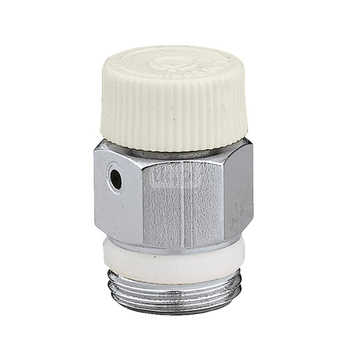 Ręczny zawór odpowietrzający do grzejników. Gwint z uszczelką PTFE 1/4" GZ