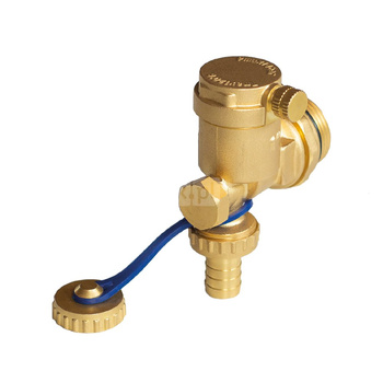 PHA-098 G1 Zespół odpowietrzająco spustowy do rozdzielacza - czerwony CuZn