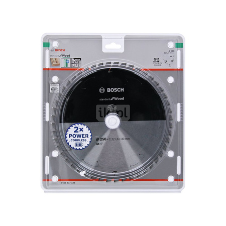 Ostrze do piły tarczowej bezprzewodowej Standard for Wood 254 x 2,2 / 1,6 x 30 T40