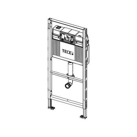 TECEprofil - stelaż podtynkowy do WC stojącego dla dzieci