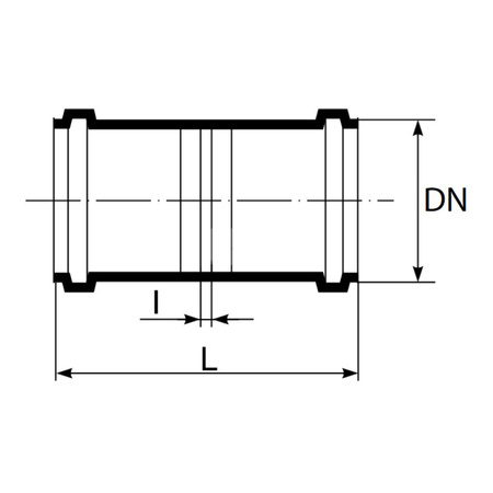 Złączka dwukielichowa (KG-ERMM 2000) DN 160