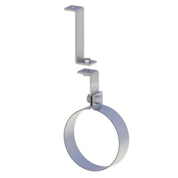 Opaska mocująca Ø80mm do stropu-montaż na pręcie gwintowanym