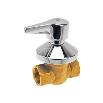 Zawór kulowy podtynkowy 1/2" z dźwignią i rozetą