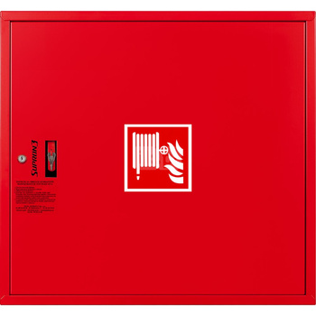 Hydrant DN25 zawieszany, wąż 20m, zamek patent, RAL 3000