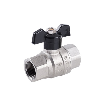 PHA-200/3 Kurek kulowy HUZAR typ ciężki 3/4" WW czarny motyl