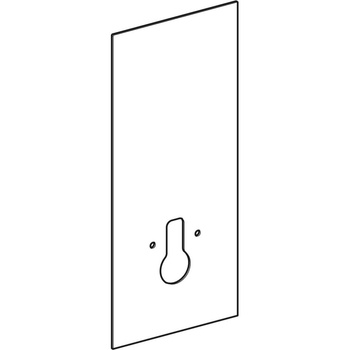 Pokrycie przednie Monolith WC 114, W 180, Sand / Szkło