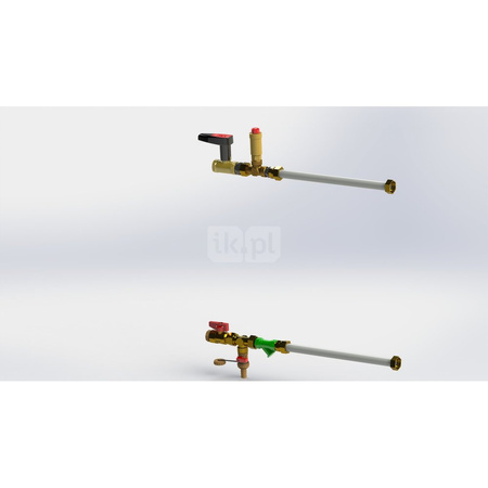 Zestaw przyłączeniowy Initus DN 15, przepływ 19-530 l/h