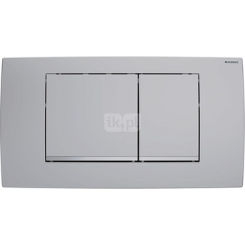 Przycisk uruchamiajacy Geberit Twinline30, do spłukiwania dwudzielnego, chrom mat/chrom bł./chrom mat