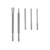 5-częściowy SDS plus-5X i zestaw dłut 5pcs SDS plus-5X and chisel set: 6/8/10x100x160, pointed/flat chisel 250mm