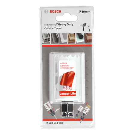 Piła otwornica z węglików spiekanych z technologią Endurance for Heavy Duty 38 mm