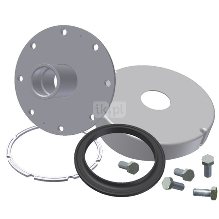 Zestaw do montażu modułu grzejnego - pokrywa kołnierzowa z tuleją 1 1/2", fi120 (zasobniki MEGA serii N, 400-500l) Akcesorium