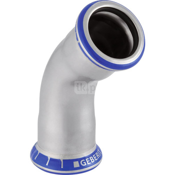 Kolano GEBERIT Mapress Edelstahl Stal nierdzewna x Stal nierdzewna 108mm x 108mm DN 100 x DN 100 (Mufa zaciskowa x Mufa zaciskowa)