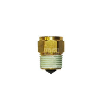 Zawór montażowy z zaworkiem stopowym 3/8 GW x 1/2 GZ