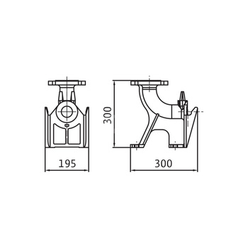 Akcesorium do pomp (stopa sprzęgająca), WILO - Stopa sprzęgająca DN 50/2RK
