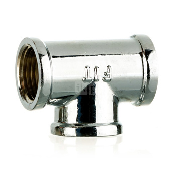 Trójnik GW mosiężny chromowany 1/2"