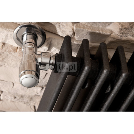 Grzejnik drabinkowy GORGIEL IBERIS H, 450/810mm, kolor SZARY ANTRACYT, moc 710W