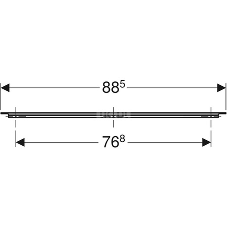 Uchwyt iCon: Lava / matowy, 88.5cm