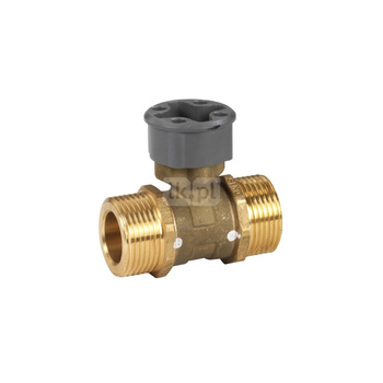 Regulacyjny zawór kulowy, 2-drogowy, DN15 , G1", kvs=1 m³/h, bez napędu (MVN)