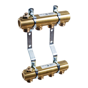 TECEflex - Rozdzielacz 1 z nyplami 2-krotny