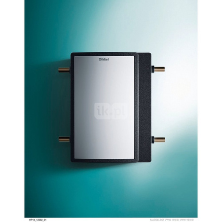 Wymiennik ciepła woda/czynnik niezamarzający, typ fluoCOLLECT VWW 11/4 SI, dla pomp VWF 57, 58, 87, 88, 117, 118/4 (moc max 11[k