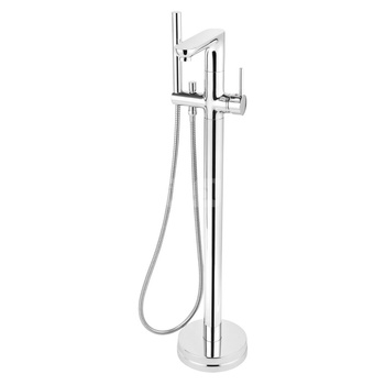 FIESTA bateria wannowa wolnostojąca, z zestawem natryskowym, chrom