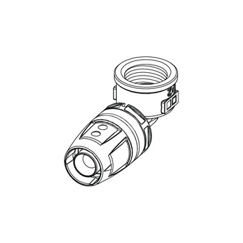 Mufa 90' TECE TECELOGO Mosiądz 20mm x 3/4'' (PZ x GW)